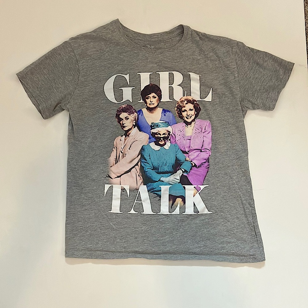 The Golden Girls light grey graphic tee woman’s size medium